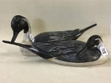 Pair of Pintail Decoys by Charlie Moore-1997