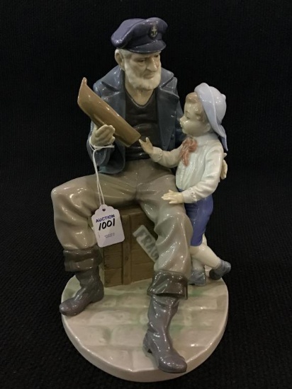 Lladro Figurine "A Tall Yarn"