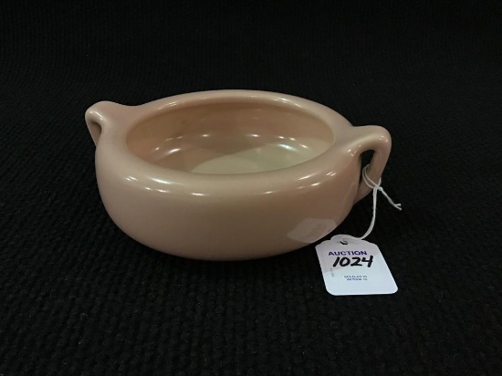 Sm. Pink Dbl Handled Rookwood Dish