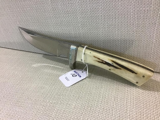 Bone Handled Hunting Knife Marked EDB