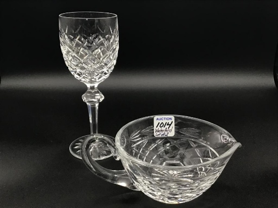 Lot of 2 Waterford Crystal Signed Pieces Including