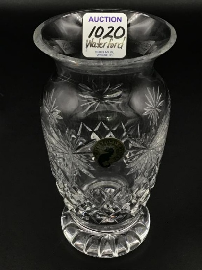 Waterford Crystal 6 Inch Tall Signed Vase