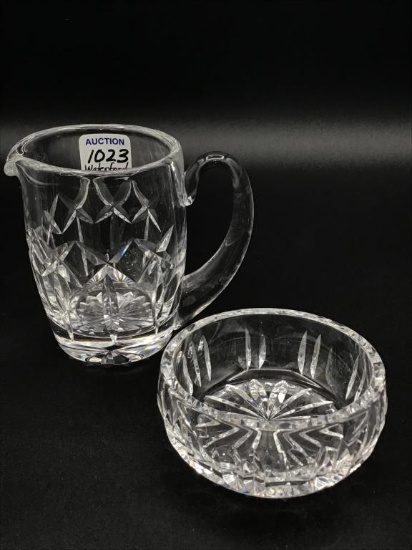 Lot of 2 Signed Waterford Crystal Pieces Including
