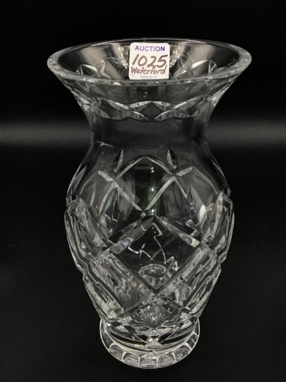 Heavy Waterford Crystal Signed Vase