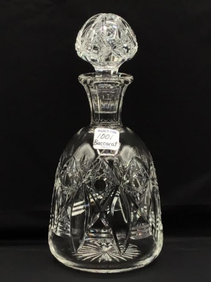 Signed Baccarat Decanter w/ Stopper