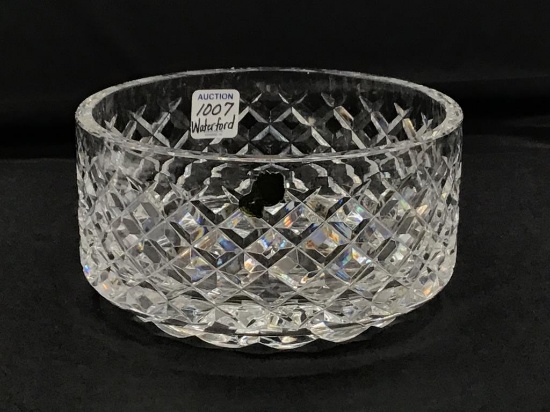 Signed Waterford Crystal Bowl (3 1/2 Inches Tall