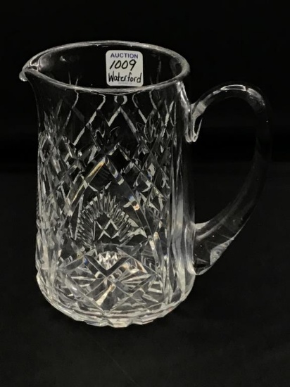 Signed Waterford Crystal Pitcher