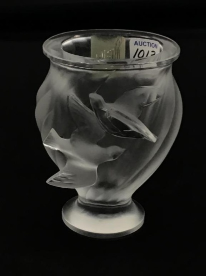 Signed Lalique Paris Rosine Clear/Frosted