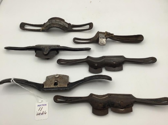 Lot of 6 Various Antique Scraper Tools