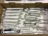 Group of Over 30 Various Craftsman Wrenches