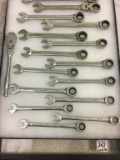 Lot of 16 Gear Wrench Including