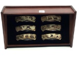 Collection of 6 Franklin Mint Wildlife Design