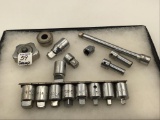 Group of Mac Tool Sockets, Adapters,