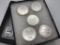 Lot of 5-1 Troy OZ .999 Fine Silver Rounds