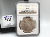 1883 O MS63 Morgan Silver Dollar by NGC
