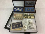 Group of Coin Sets Including