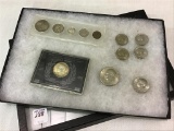 Group of Coins Including Set w/ Walking