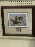 Framed Signed & Numbered Duck Print