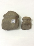 Lot of 2 Old  Axe Stones