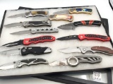 Lot of 12 Various Larger Folding Knives