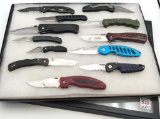 Lot of 12 Various Larger Folding Knives Including
