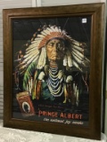 Framed Chief Joseph Indian Print-Adv.