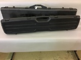 Lot of 2 Hard  Plastic Long Gun Cases