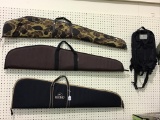 Lot of 4 Including 3-Soft Gun Cases-One