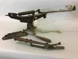 Lot of 3 Antique Trap Throwers Including