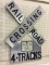 Set Including 2 Piece Dbl Sided RR Crossing