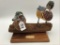 Pair of Very Nice Carved 1/3rd Size Wood Ducks on
