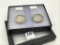 Lot of 2 Morgan Silver Dollars Including