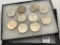 Collection of 10 Silver Peace Dollars