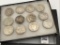 Collection of 12 Silver Peace Dollars Including