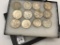 Collection of 12 Silver Peace Dollars Including