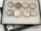 Collection of 8-1921 Morgan Silver Dollars