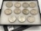 Collection of 11 Silver Peace Dollars Including