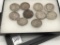 Collection of 10 Morgan Silver Dollars Including