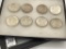 Collection of 8-1921 Morgan Silver Dollars
