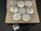 Collection of 8 Engelhard One Troy Ounce