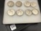 Collection of 8-1921 Morgan Silver Dollars