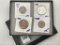 Lot of 4 Coins Including 1853 One Cent,