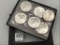 Lot of 6 American Eagle 1 OZ Fine Silver Dollars