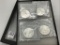 Lot of 4 American Eagle 1 OZ Fine Silver Dollars