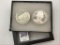 Lot of 2-1 Troy OZ .999 Fine Silver Rounds-Chicago
