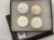 Lot of 4 Morgan Silver Dollars Including