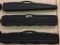 Lot of 3 Hard Plastic Gun Cases