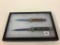Lot of 2 Contemp. Push Button Knives-Made in China
