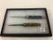 Lot of 2 Contemp. Push Button Knives-Made in China