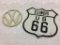 Lot of 2 Signs Including Porcelain Illinois US